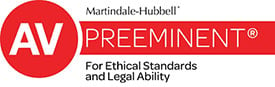 Martindale-Hubbell AV Preeminent For Ethical Standards and Legal Ability